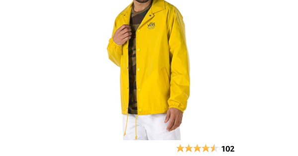 vans yellow windbreaker