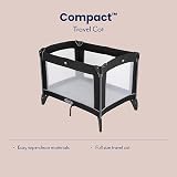Graco Compact Travel Cot Lightweight Folding with Carry Bag Black Grey view 2