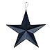 Attraction Design Patriotic Metal Barn Star Wall Decor, 12inch Hanging Country Rustic Metal Star for July 4th Decoration