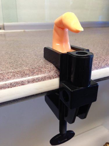 Professional Manicure Finger / Clamp, Practice Finger & Nails