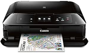 Impresora Inalambrica Canon Mg7720 Todo En Uno Impresora Con Escaner Y Fotocopiadora Imprime Desde Telefono Moviles Y Tabletas Compatible Con Airprint Y Google Cloud Print Color Negro Negro Productos De Oficina Amazon Com