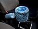 ZONETECH Fluffy Sheepskin Steering Wheel Handbrake & Gear Shift Cover- Premium Quality Winter Warm Plush Stretch on Vehicle Blue Comfortable Steering Wheel Handbrake & Gear Shift Cover Protector