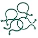 KINGLAKE 100 Pcs Plant Support Garden Clips Tomato Vine Flower Clips Plant Locks Plant Twist Clip Ties