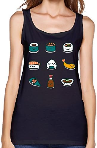 Sushi Lover Lady's Tank Top Sleeveless Tee Shirt M