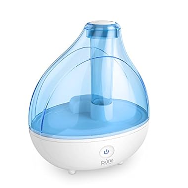 Pure Enrichment MistAire Ultrasonic Cool Mist Humidifier – Premium Humidifying Unit with 1.5L Water Tank, Whisper-Quiet Operation, Automatic Shut-Off and Night Light Function – Lasts Up to 16 Hours