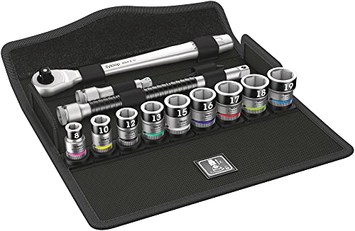 Wera 05003785001 8100 SB HF 1 ZYKLOP METAL RATCHET SET WITH SWITCH LEVER 3/8" DRIVE WITH HOLDING FUNCTION METRIC 13 PIECES at Amazon