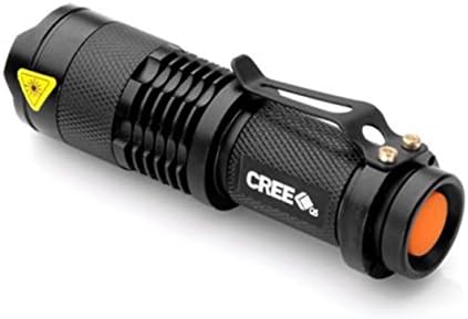 Lady Heart Cree Q5 Ultrafire Imported 3 Modes 360lm Ultra-Bright Zoom LED Pocket Flashlight Focus Torch