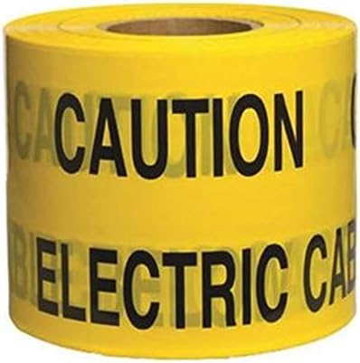 Caution Electric Cable Warning Tape Underground 25 Mtrs