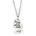 3PCs/Set Father Mother Girl I Love U Charm Pendant Necklace Jewelry Gifts for Daughter Daddy Mom
