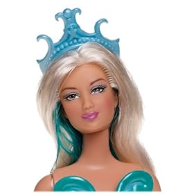BARBIE FAIRYTOPIA MERMAIDIA MAGICAL MERMAID KAYLA RARE BLUE HTF wear on PopScreen