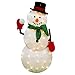 Product Works 70044 32-Inch Pre-Lit Candy Cane Lane Snowman Christmas Yard Decoration