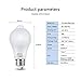 Canagrow 12W Motion Sensor Light Bulb (Motion Sensor Bulb-Cool White)
