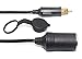 Cllena Extended Hella DIN Male Plug to Standard Cigarette Lighter Socket Adapter