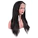 Younsolo Glueless Straight Lace Front Wigs Pre Plucked Natural Hairline with Baby Hair for Women 130% Density Unprocessed Brazilian Virgin Human Hair 13x4 HD Transparent Lace Frontal Wigs 14 inch