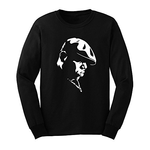 Loo Show Mens Biggie Smalls B.I.G. Notorious Long Sleeve T-Shirts Casual Men Tee