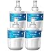 Waterdrop LT1000PC ADQ747935 Refrigerator Water Filter and Air Filter, Replacement for LG® LT1000P®, LMXS28626S, LFXS26973S, LFXS26596S, LFXS28596S, ADQ74793501, ADQ74793502 and LT120F®, 4 Combo