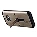 Galaxy S7 Case, Pandawell™ [Built-in Screen Protector ] [Kickstand Feature] Hybrid Dual Layer Armor Defender Full Body Protective Case Cover for Samsung Galaxy S7 - Gold