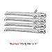 Uniflasy Grill Replacement Parts Kit for Brinkman 810-3660-S, 810-3661-F, Includes Grill Burner Tube Pipe, Heat Plate Shield/Heat Tent/Burner Cover/Flame Tamer, Crossover Channel Tube