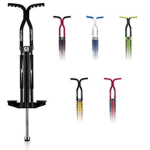 Flybar Foam Master Pogo Stick For Kids Boys & Girls Ages 9 & Up, 80 to 160 Lbs - Fun Quality Pogostick By The Original Pogo Stick Company, Black/Silver Flybar Foam Master Pogo Stick For Kids Boys & Girls Ages 9 & Up, 80 to 160 Lbs - Fun Quality Pogostick By The Original Pogo Stick Company, Black/Silver