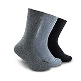Time May Tell 3 Pairs Men Women Merino Wool Socks Thermal Lightweight Trail Dress Socks