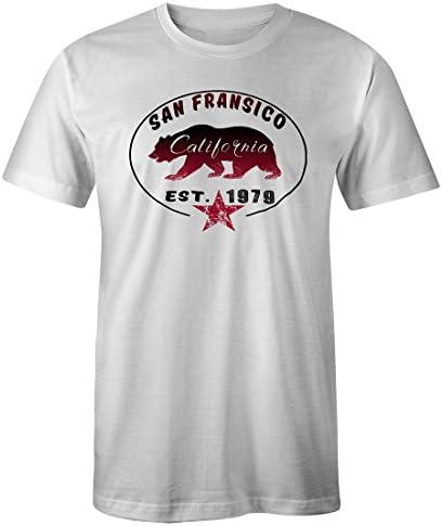 SSWI's Men's Personalized City And Year | California | Bear -- Customize w/ any Cali City And Year, Custom, Men's T-Shirt, - Tee - T-shirt Medium White