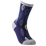 Vive Bears Merino Wool Socks Women's Hiking Socks Cushion Outdoor Crew Socks with Arch Support