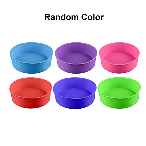 Rubber Cake Pans. 9 Inch Silicone Springform Baking Pan, NonStick and