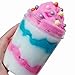 Beautiful Ice Cream Cloud Slime Squishy Mud, E-Scenery 120ml Jumbo Fluffy Floam Slime Stress Relief Toy Scented Sludge Toy for Kids and Adults, Super Soft and Non-Sticky