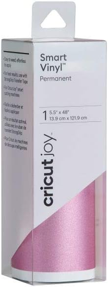 Cricut 2007149 Joy Smart Vinyl Shimmer – Permanent, Pink