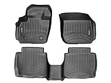 2013-2016 Ford Fusion Black Weathertech Floor Liners (Full Set: 1st and 2nd Row) [Automatic Transmission Only]