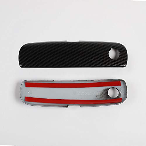 Voodonala for Challenger ABS Carbon Fiber Door Handle Trim for 20122022 Dodge Challenger, 2pcs