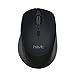 2.4G Wireless Mouse HAVIT 2000DPI Optical Mini Portable Mobile with USB Receiver, 3 Adjustable DPI Levels, 4 Buttons for Notebook, PC, Laptop, Computer, Macbook - Black