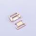 20Pcs/lot 12mm Craft Rose Gold Metal Rectangle Tape Closure Hook & Clasp Waist Extenders Sewing On Clothes Bra Clip Hooks