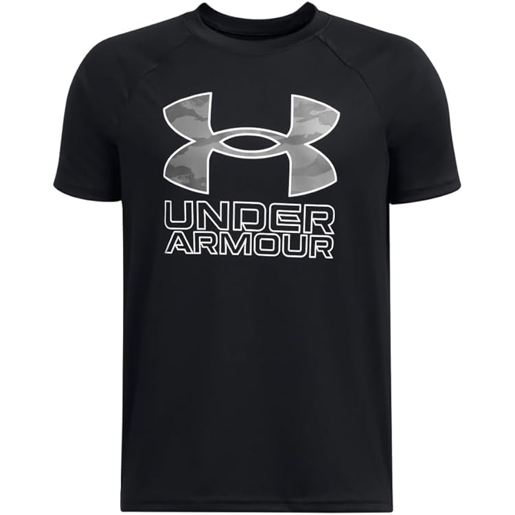 Amazon.com: Under Armour Boys Tech Split Logo Hybrid Short