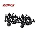 PartsSquare AUTEX Front Air Deflector Clips Bumper Retainers 20pcs Nylon Fastener Clamp for 1999-2018 GMC C/K Trucks