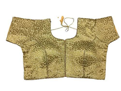 Women's Jacquard Readymade Blouse For Saree And Lehenga