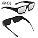 MASCOTKING Solar Eclipse Glasses 2017 - CE and ISO Certified Safe Shades for Direct Sun Viewing -- Eye Protection (3 Pack (Black))
