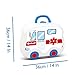 SainSmart Jr.. Kids Doctor Set 14 PCS, Pretend Medical Role Play with Portable Carry Case and Four Smooth Wheels