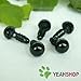 7.5mm Black Safety Eyes/Plastic Eyes - 30 Pairs