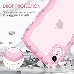 Anuck for iPhone XR Case Wavy Edge Clear Back