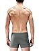 David Archy 4 Pack Men's Ultimate Classic Cotton Trunks with Support Pouch(L,Dark Gray)