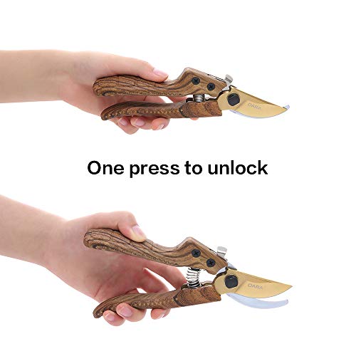 Oara SK-5 Steel Hand Pruners for Garden, Garden pruners Shears, Pruning Shears Garden, Garden Shears Clippers for Plants, Clippers for Garden Work