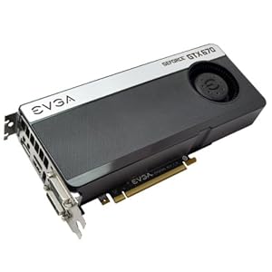 EVGA GeForce GTX 670 SuperClocked 4096MB GDDR5, 2x Dual-Link DVI, HDMI, DP, 4-Way SLI Ready Graphics Card (04G-P4-2673-KR) Click Here
