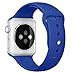 for Apple Watch Band,Voberry® Soft Silicone Sport Style Replacement Band for Apple Wrist Watch (42mm , Blue )