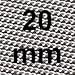 Wearable4U Milanese Magnetic Loop Quick Release Replacement Stainless Steel Watch Band Strap 18, 20 or 22mm (Silver, 20 mm)