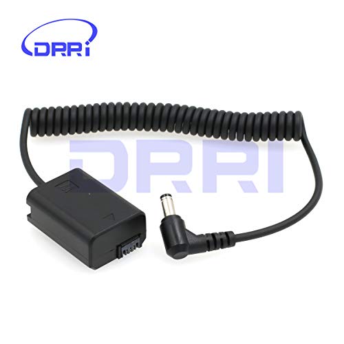 DRRI NP-FW50 Dummy Battery DC Coupler for Sony A7 A7II A7R A7S A7SII A6000 A5000 R8P5