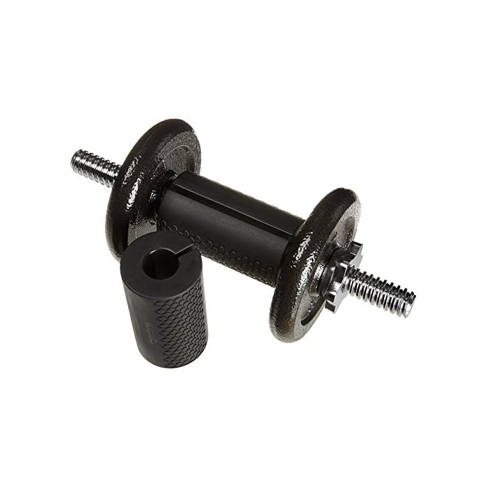 Amazon Basics Dumbbell and Barbell Grips, Multiple Sizes Home Gym