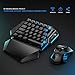 GameSir Z2 Wireless Gaming Keyboard One-Handed Mechanical Keypad Portable Mini E-Sports Keyboard and Mouse Combo for PC Windows iOS Android Tabletphone