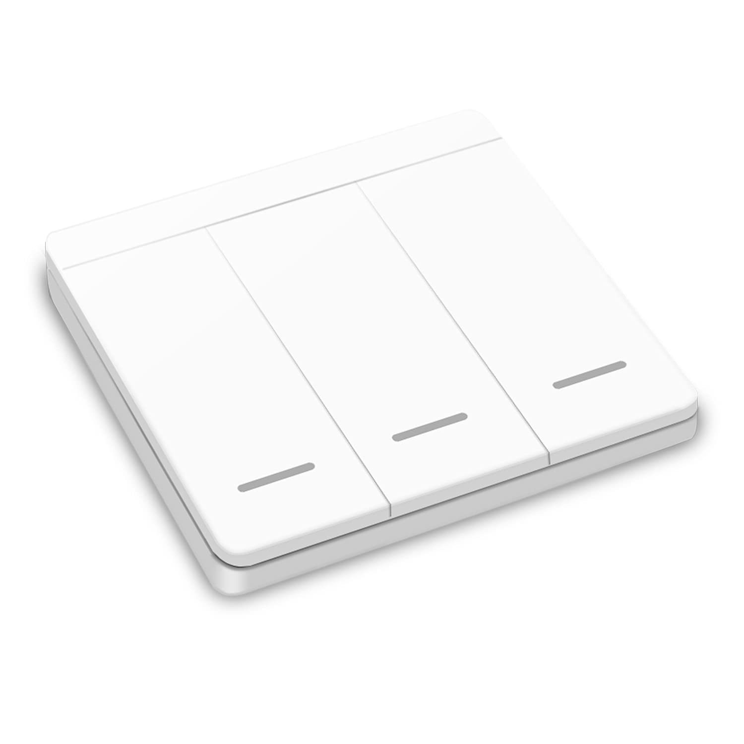 DieseRC Wireless Light Switch, 86 Wall Panel RF Safety Switch, No Wiring Easy Install