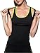 Rdfmy Womens Hot Sweat Body Shaper Weight Loss Vest Sweat Sauna Vest No Zipper Black XXL